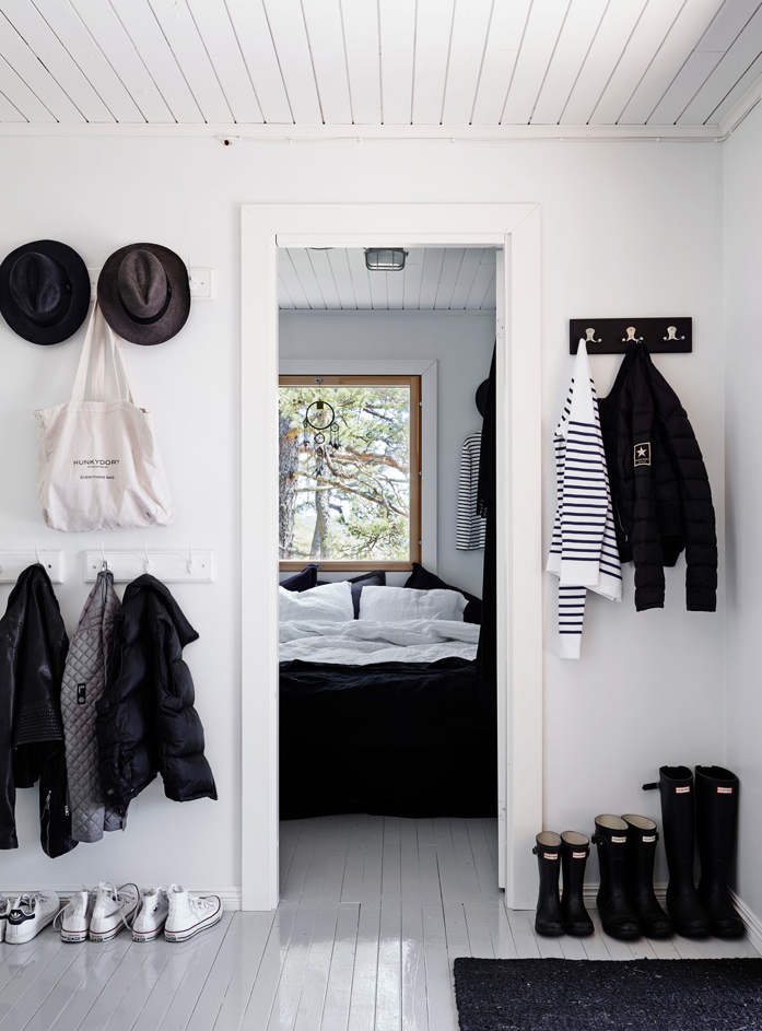 Black and White Decor Takes Center Stage in This Finnish Home