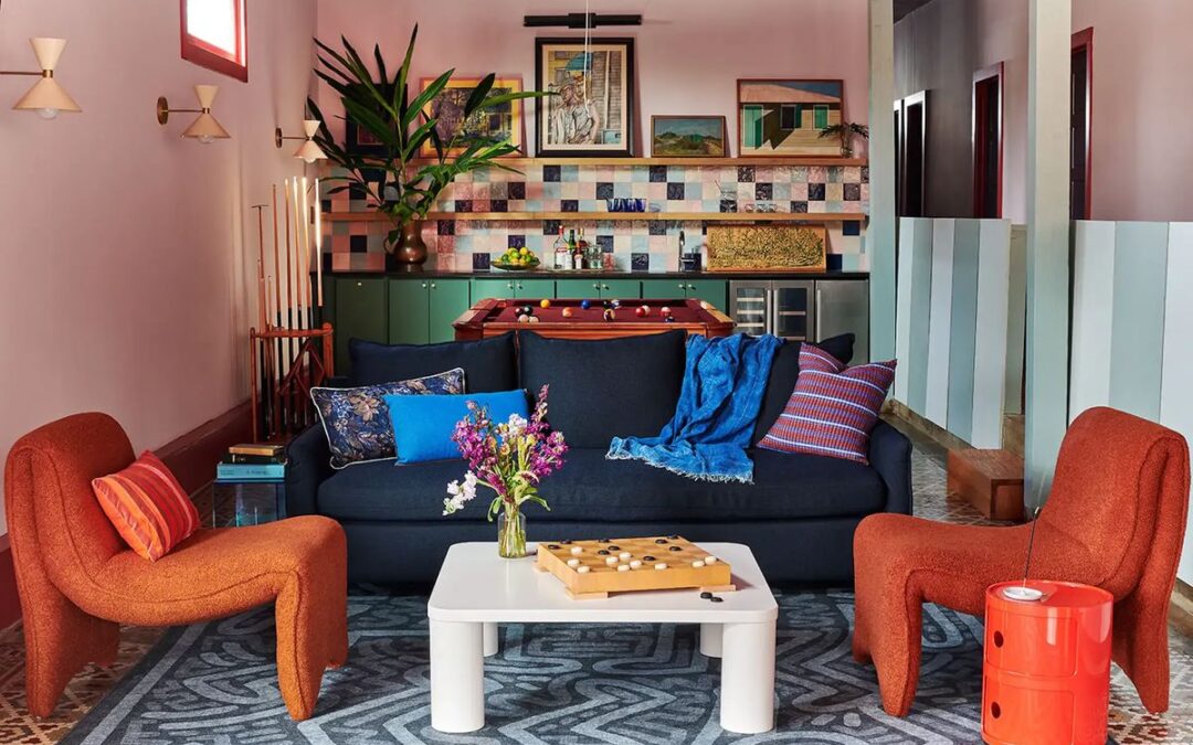 colorful living room