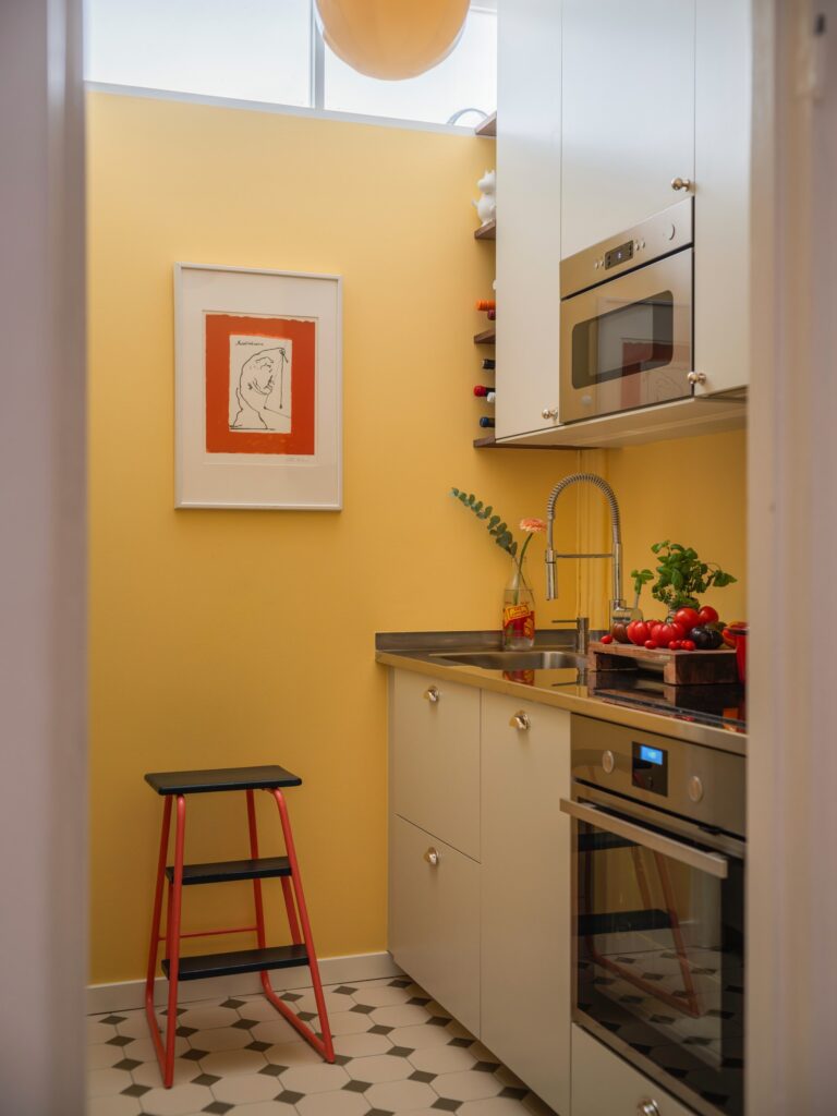 sunny yellow kitchen