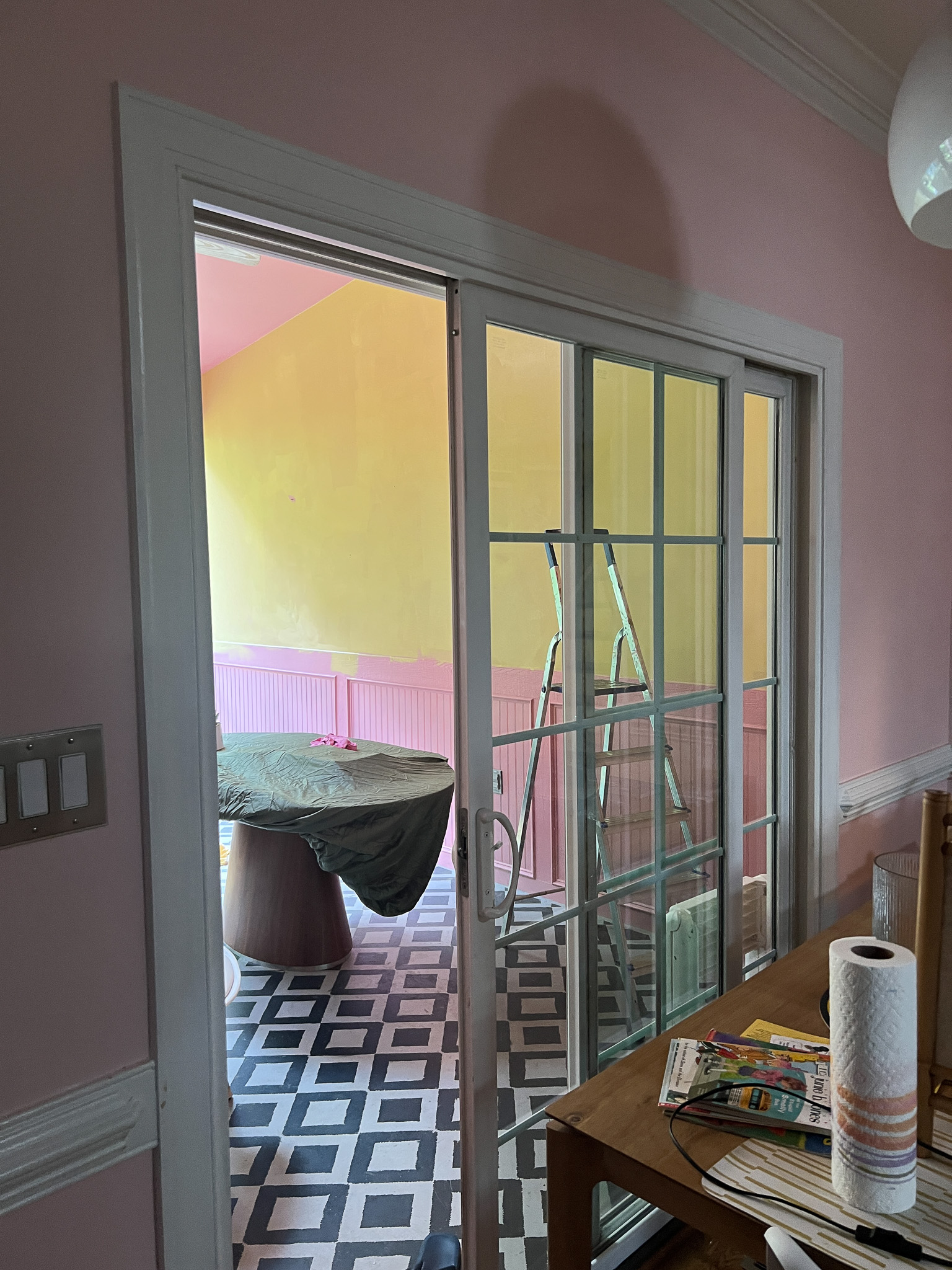 before of porch paint refresh