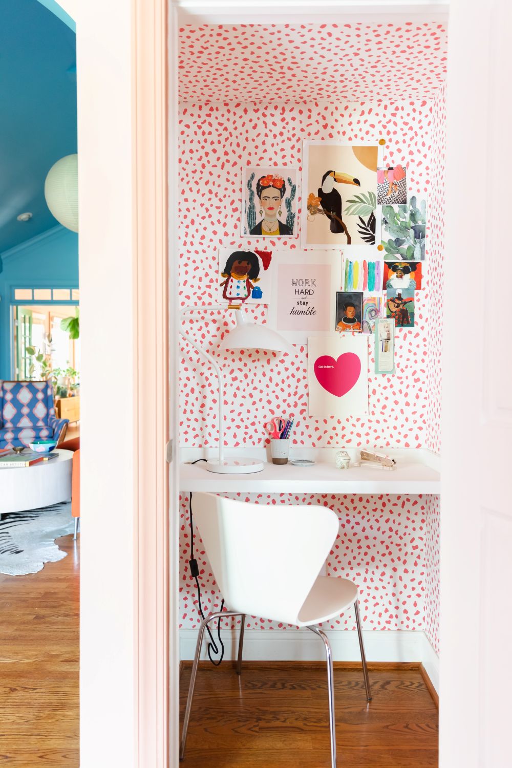 diy closet turned cloffice