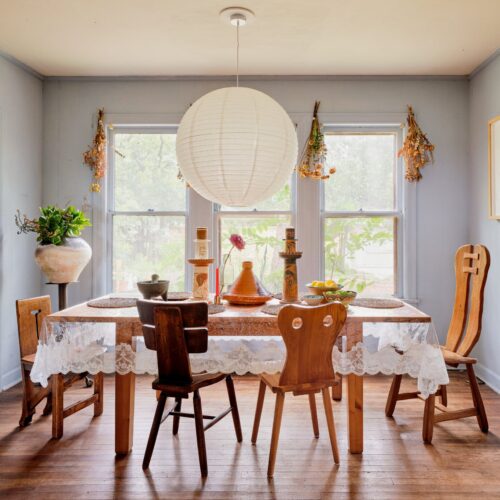 dining room with french flair