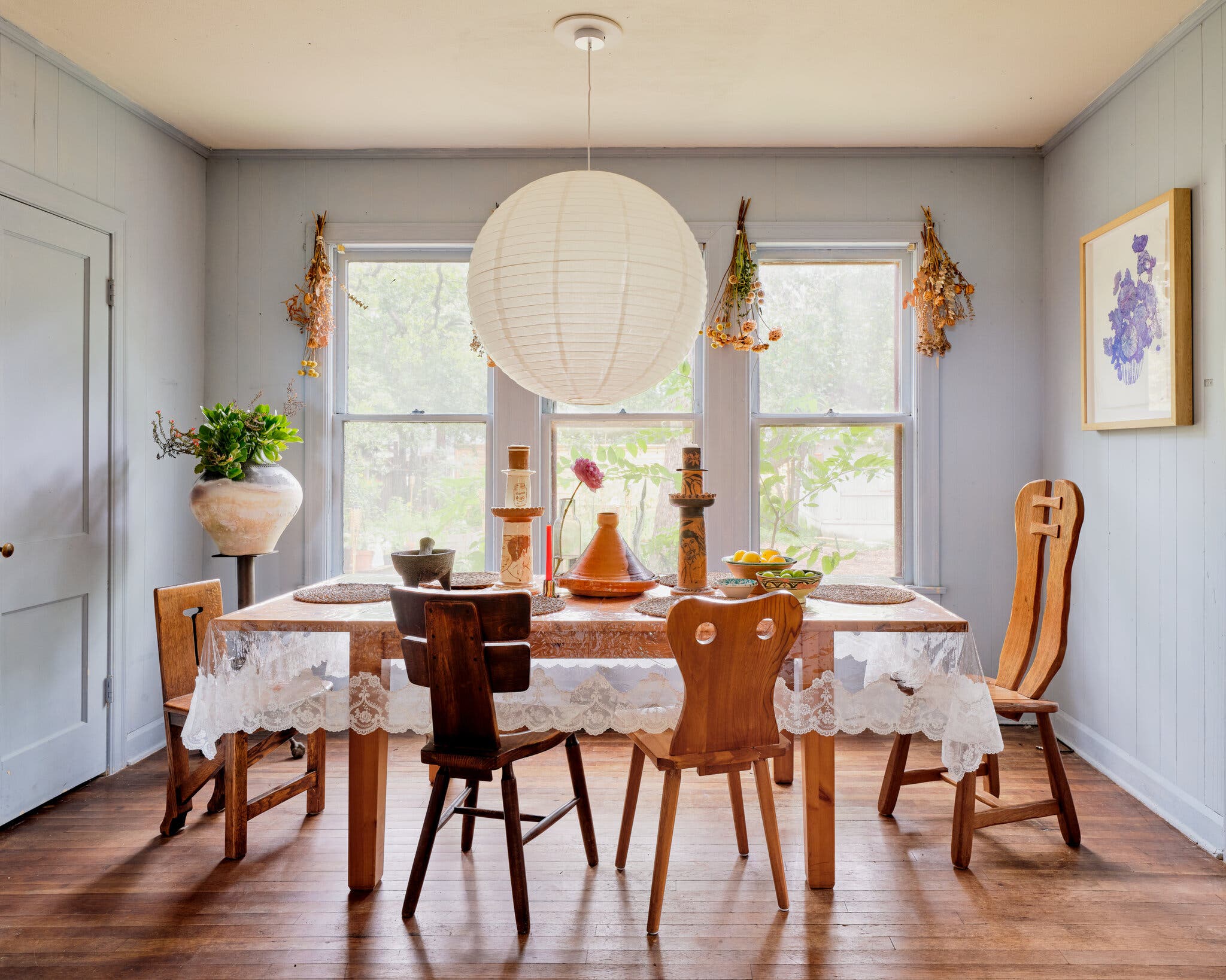 dining room with french flair