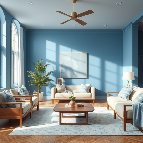 Pinterest Predicts Blue Interiors Will Define 2026